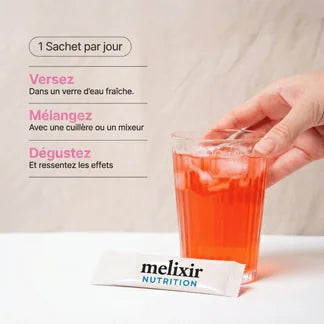 Régulateur de Cortisol Melixir — packshot lifestyle anti-stress sérénité quotidienne